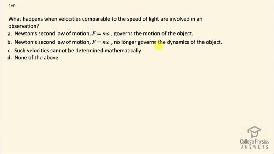 OpenStax College Physics, Chapter 28, Problem 2 (AP) video thumbnail