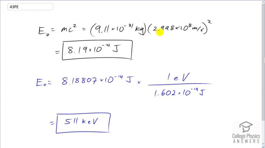 OpenStax College Physics, Chapter 28, Problem 43 (PE) video thumbnail