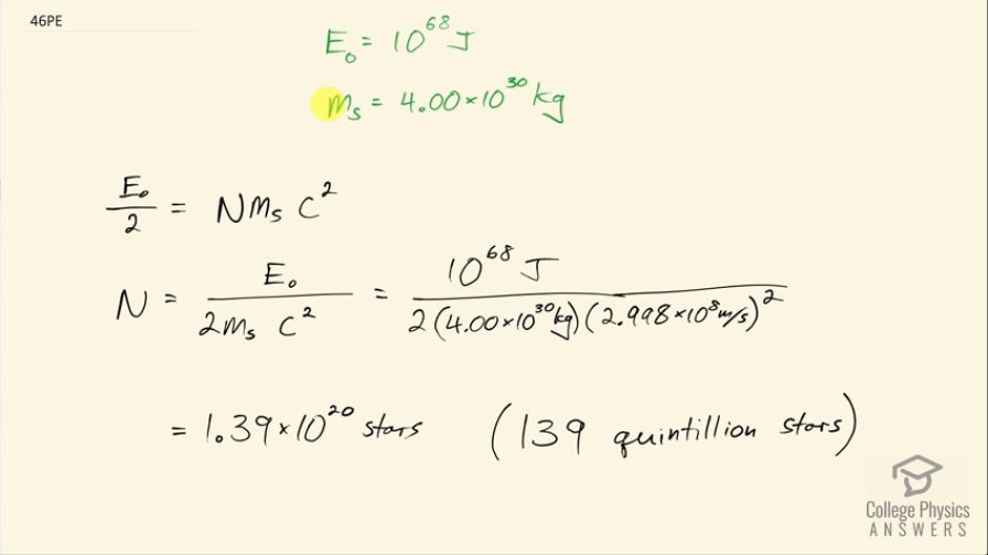 OpenStax College Physics, Chapter 28, Problem 46 (PE) video thumbnail