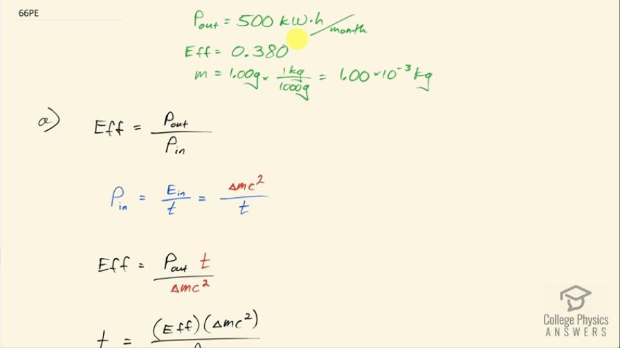 OpenStax College Physics, Chapter 28, Problem 66 (PE) video thumbnail