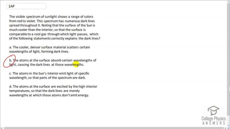 OpenStax College Physics, Chapter 29, Problem 1 (AP) video thumbnail