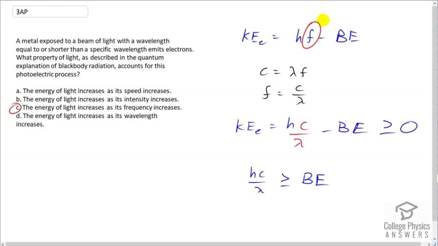 OpenStax College Physics, Chapter 29, Problem 3 (AP) video thumbnail