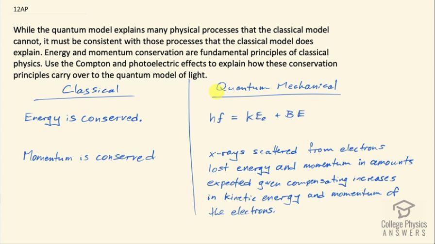 OpenStax College Physics, Chapter 29, Problem 12 (AP) video thumbnail