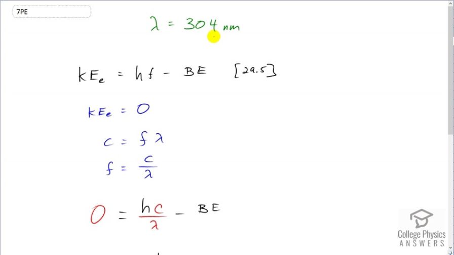 OpenStax College Physics, Chapter 29, Problem 7 (PE) video thumbnail