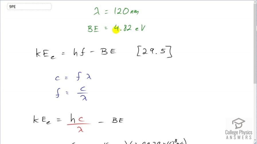 OpenStax College Physics, Chapter 29, Problem 9 (PE) video thumbnail