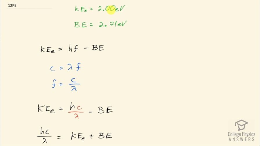 OpenStax College Physics, Chapter 29, Problem 12 (PE) video thumbnail