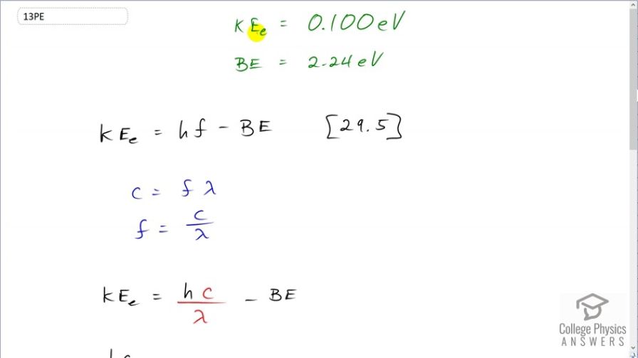 OpenStax College Physics, Chapter 29, Problem 13 (PE) video thumbnail