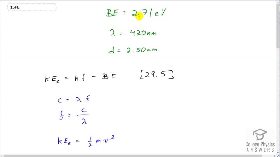 OpenStax College Physics, Chapter 29, Problem 15 (PE) video thumbnail