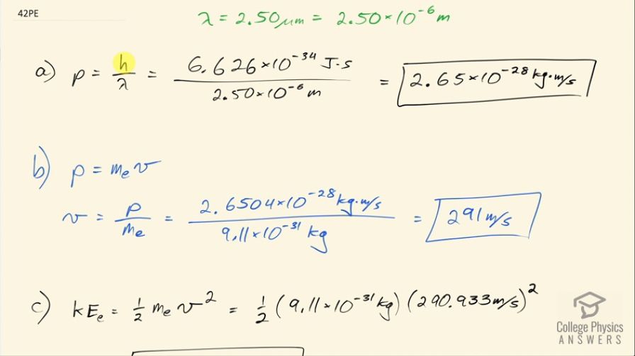 OpenStax College Physics, Chapter 29, Problem 42 (PE) video thumbnail