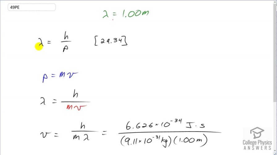 OpenStax College Physics, Chapter 29, Problem 49 (PE) video thumbnail