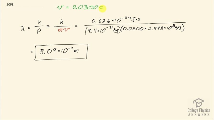 OpenStax College Physics, Chapter 29, Problem 50 (PE) video thumbnail