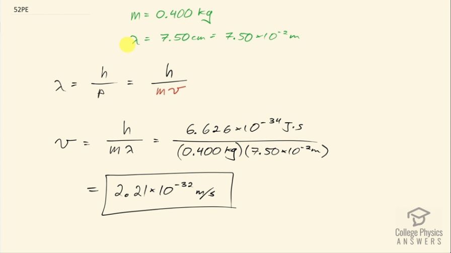 OpenStax College Physics, Chapter 29, Problem 52 (PE) video thumbnail