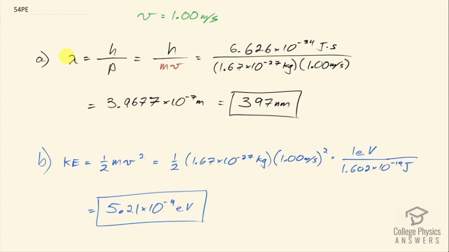 OpenStax College Physics, Chapter 29, Problem 54 (PE) video thumbnail