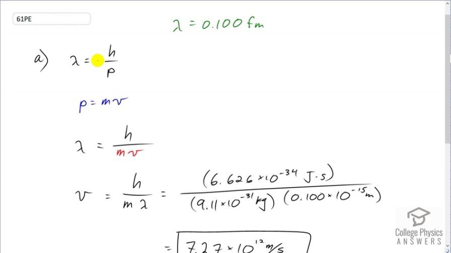 OpenStax College Physics, Chapter 29, Problem 61 (PE) video thumbnail