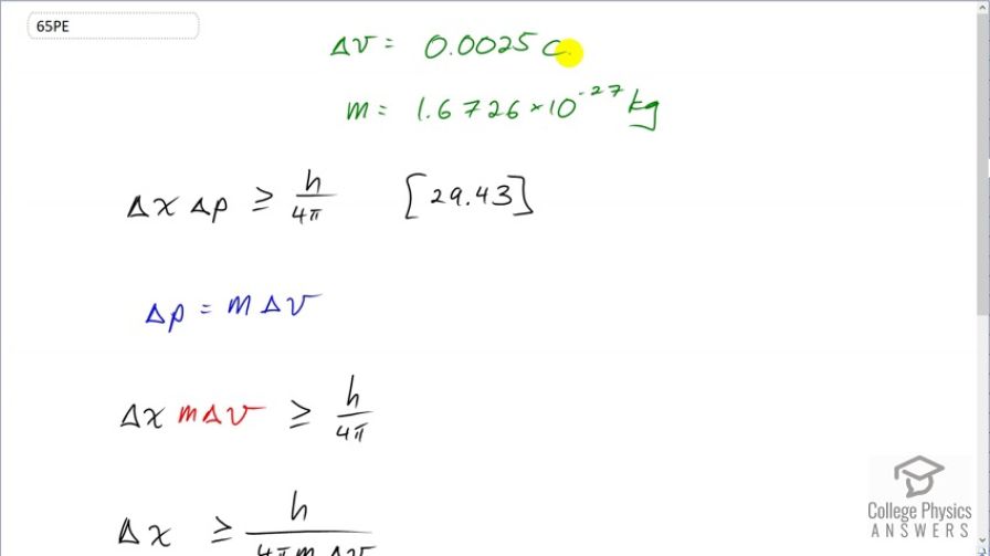 OpenStax College Physics, Chapter 29, Problem 65 (PE) video thumbnail