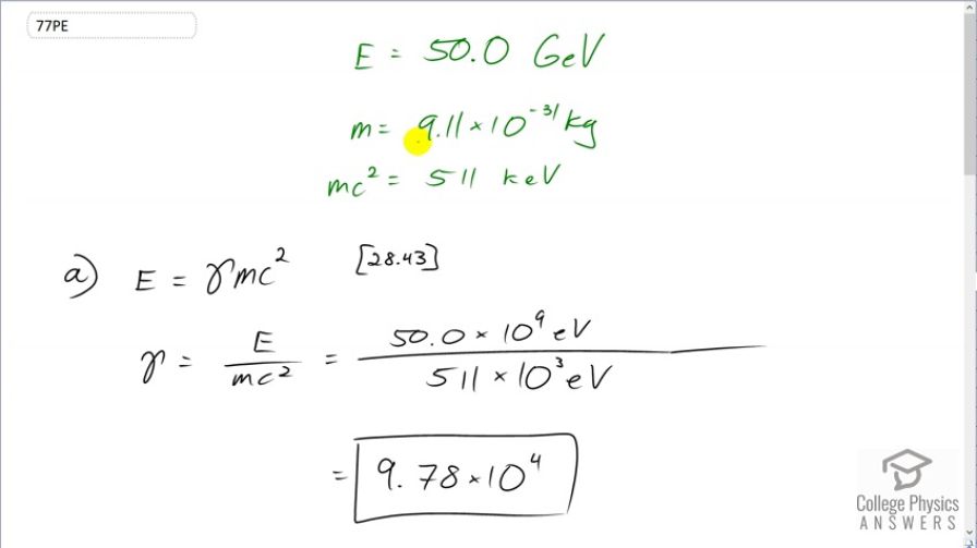 OpenStax College Physics, Chapter 29, Problem 77 (PE) video thumbnail