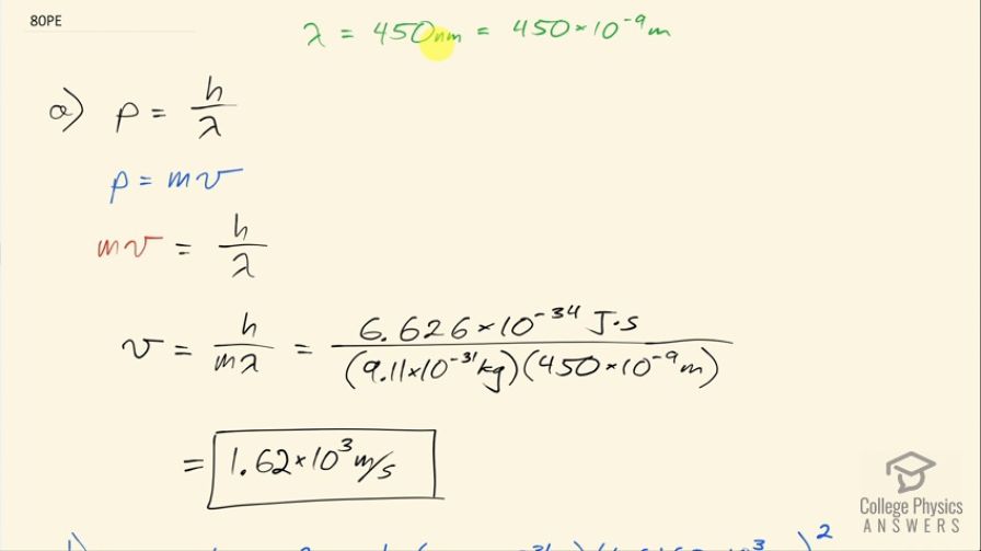 OpenStax College Physics, Chapter 29, Problem 80 (PE) video thumbnail