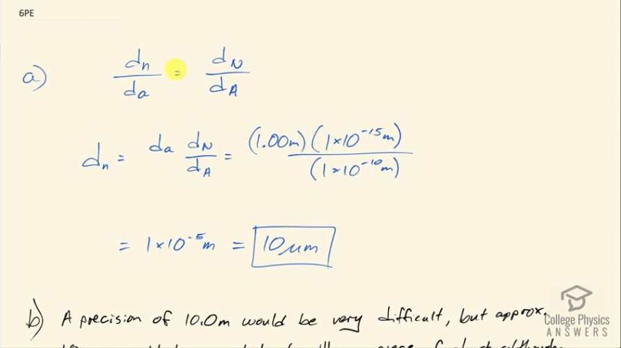 OpenStax College Physics, Chapter 30, Problem 6 (PE) video thumbnail