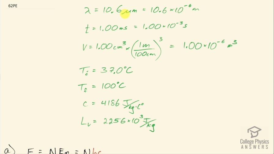 OpenStax College Physics, Chapter 30, Problem 62 (PE) video thumbnail