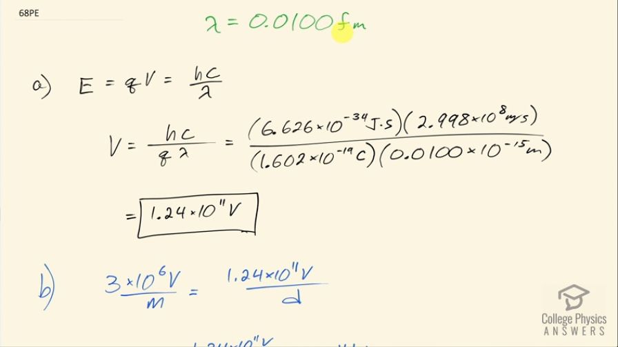 OpenStax College Physics, Chapter 30, Problem 68 (PE) video thumbnail