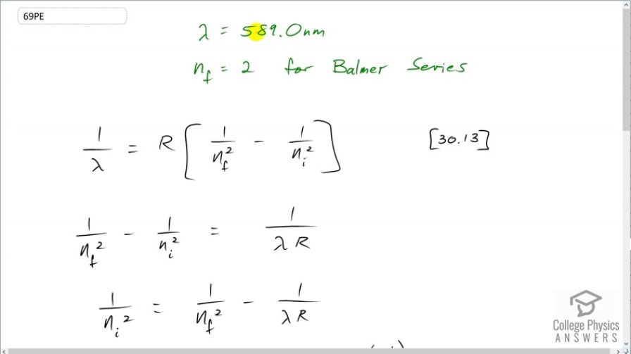 OpenStax College Physics, Chapter 30, Problem 69 (PE) video thumbnail