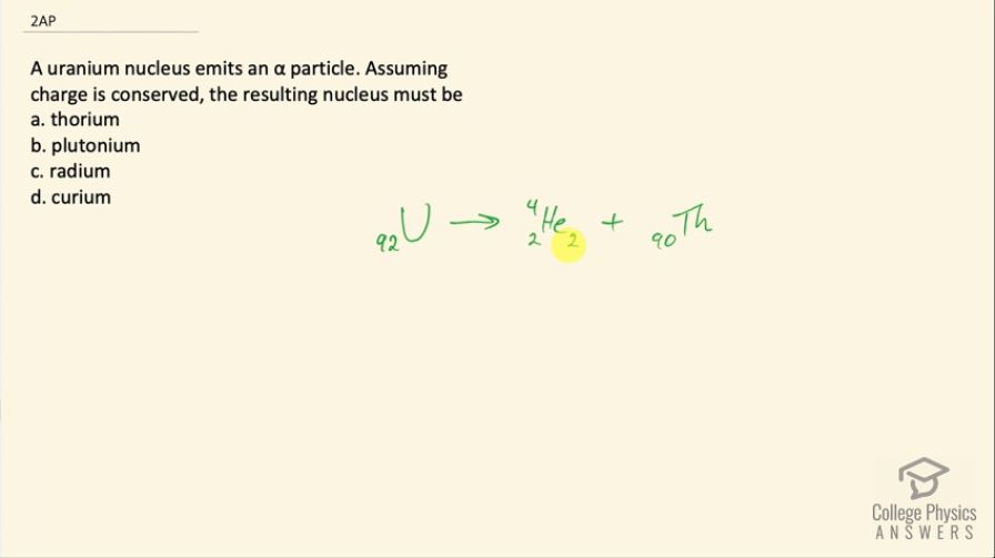 OpenStax College Physics, Chapter 31, Problem 2 (AP) video thumbnail