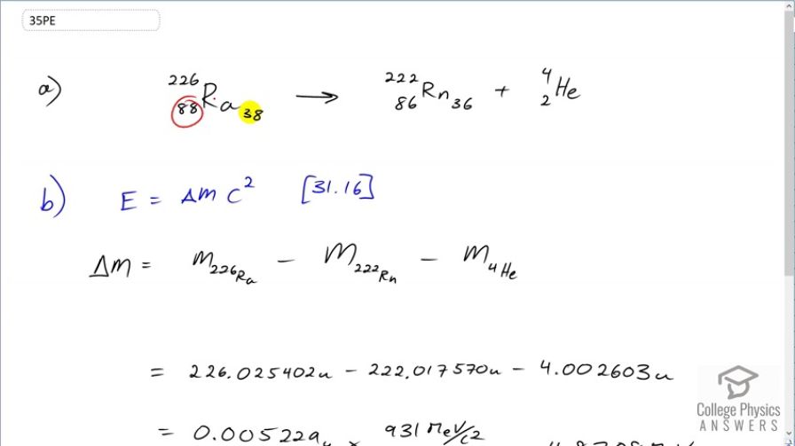 OpenStax College Physics, Chapter 31, Problem 35 (PE) video thumbnail