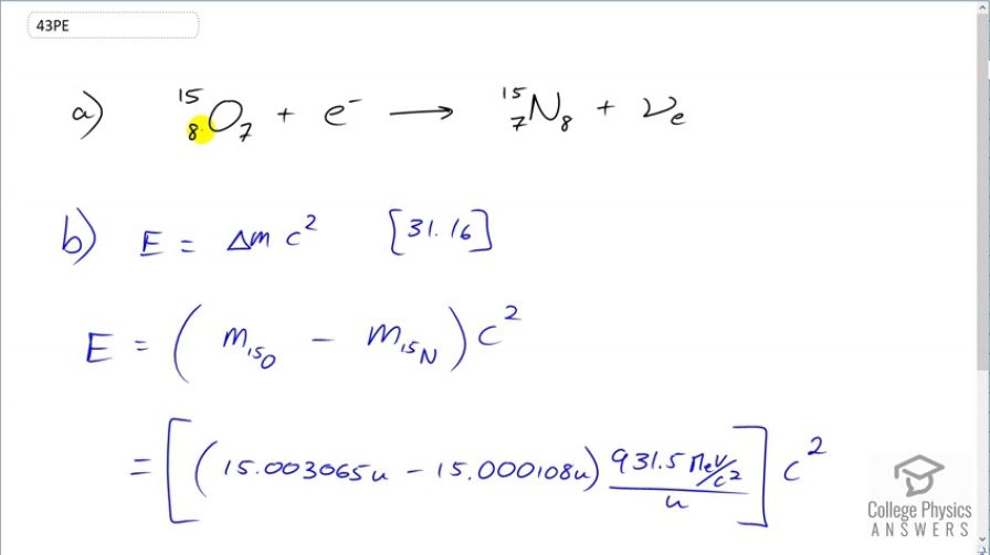 OpenStax College Physics, Chapter 31, Problem 43 (PE) video thumbnail