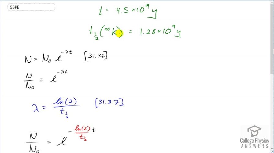 OpenStax College Physics, Chapter 31, Problem 55 (PE) video thumbnail