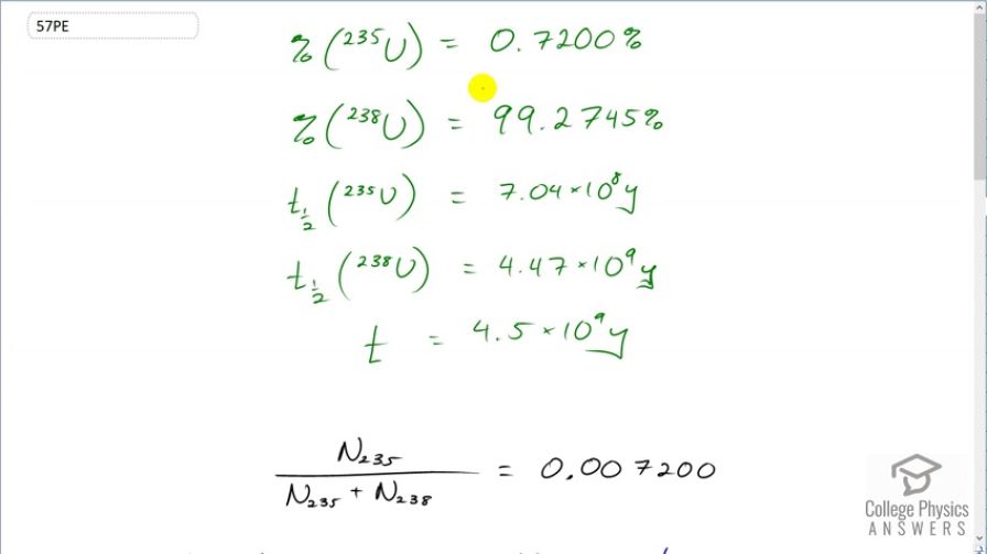 OpenStax College Physics, Chapter 31, Problem 57 (PE) video thumbnail