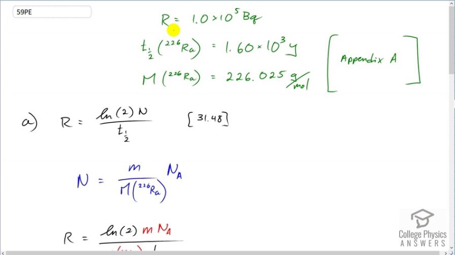 OpenStax College Physics, Chapter 31, Problem 59 (PE) video thumbnail