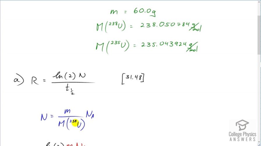 OpenStax College Physics, Chapter 31, Problem 61 (PE) video thumbnail