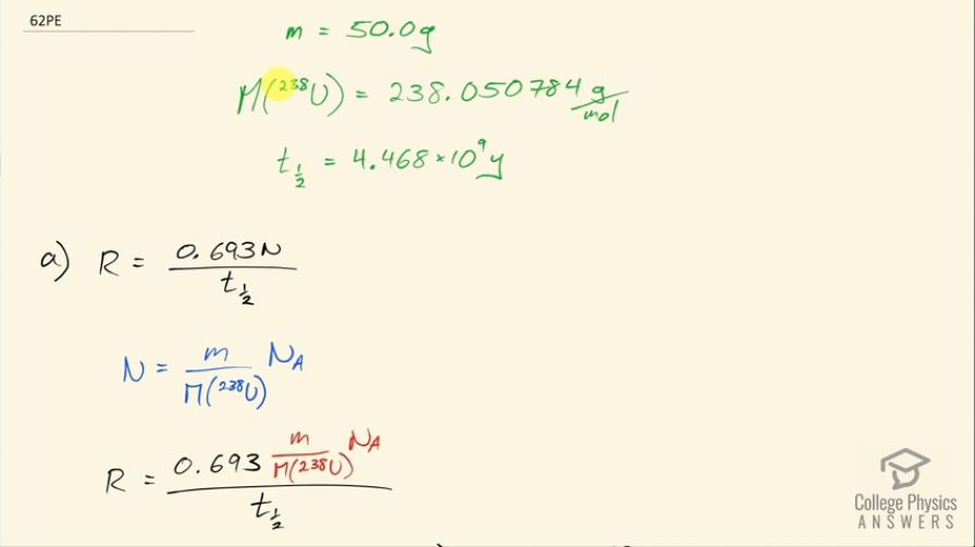 OpenStax College Physics, Chapter 31, Problem 62 (PE) video thumbnail