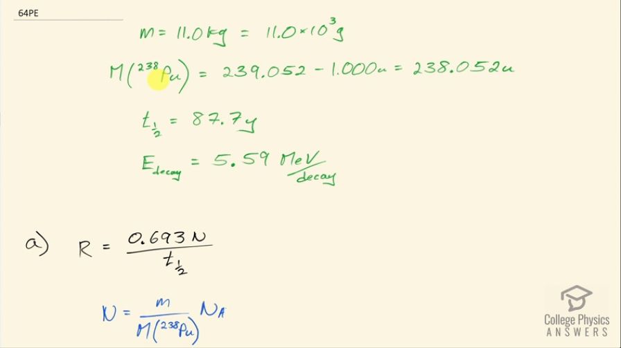 OpenStax College Physics, Chapter 31, Problem 64 (PE) video thumbnail