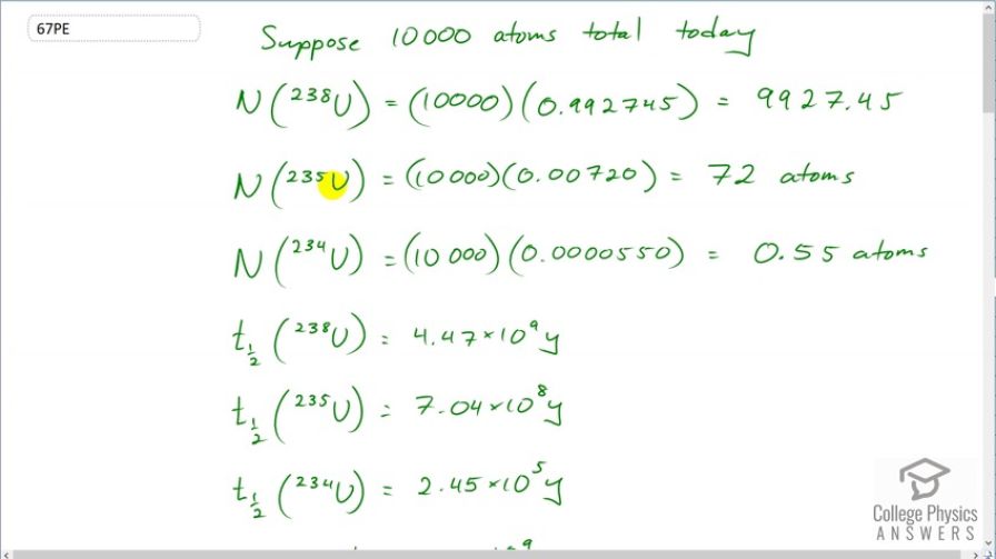 OpenStax College Physics, Chapter 31, Problem 67 (PE) video thumbnail