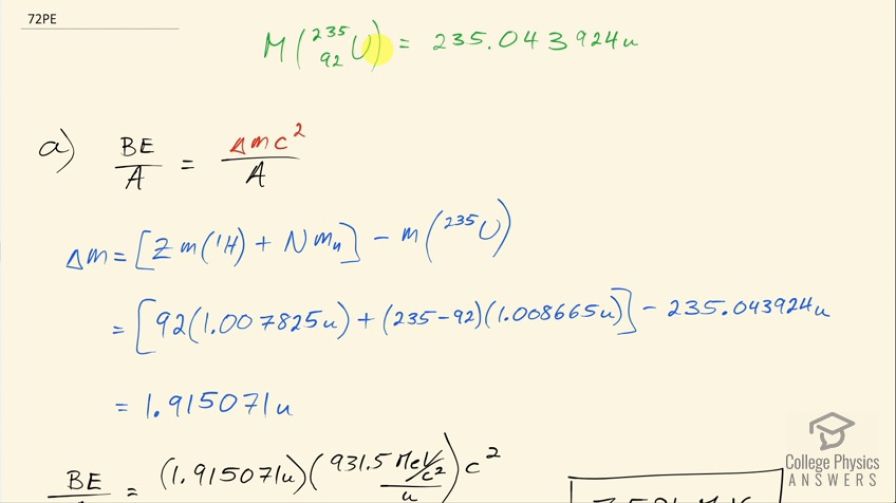 OpenStax College Physics, Chapter 31, Problem 72 (PE) video thumbnail