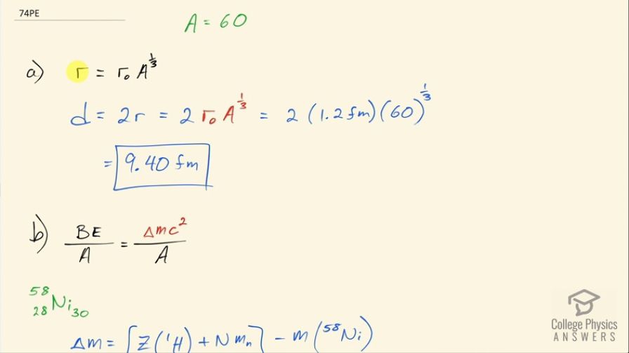 OpenStax College Physics, Chapter 31, Problem 74 (PE) video thumbnail