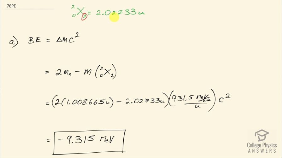 OpenStax College Physics, Chapter 31, Problem 76 (PE) video thumbnail