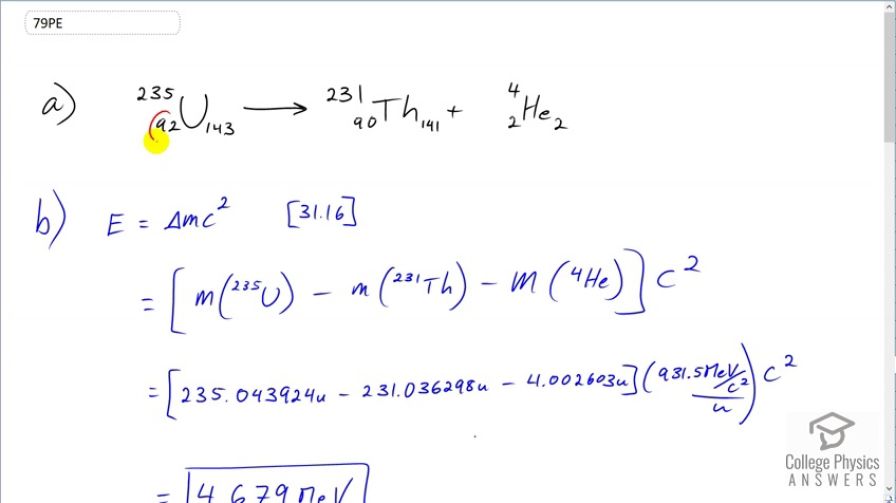 OpenStax College Physics, Chapter 31, Problem 79 (PE) video thumbnail