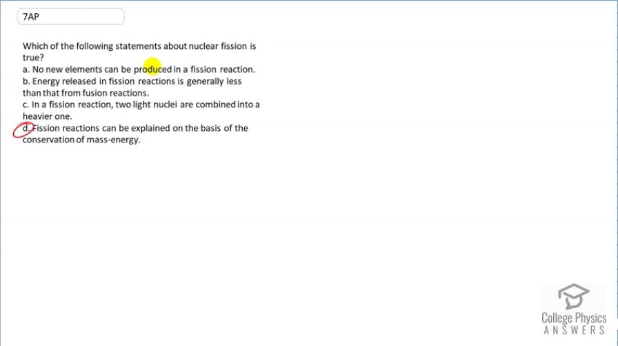 OpenStax College Physics, Chapter 32, Problem 7 (AP) video thumbnail