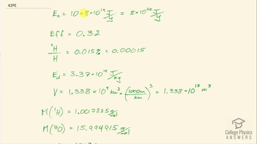 OpenStax College Physics, Chapter 32, Problem 42 (PE) video thumbnail