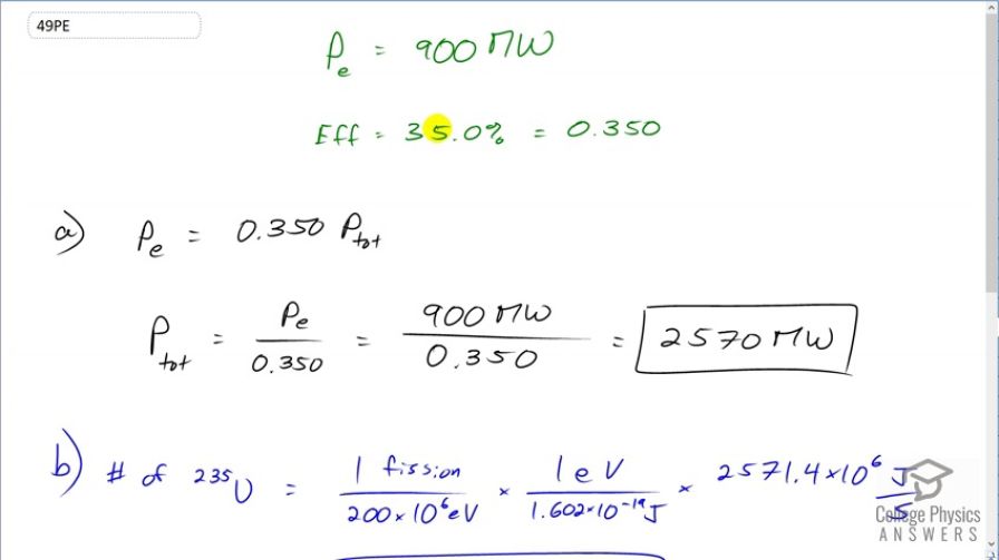 OpenStax College Physics, Chapter 32, Problem 49 (PE) video thumbnail