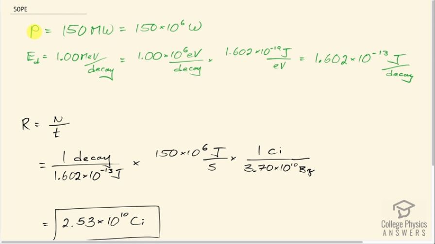 OpenStax College Physics, Chapter 32, Problem 50 (PE) video thumbnail