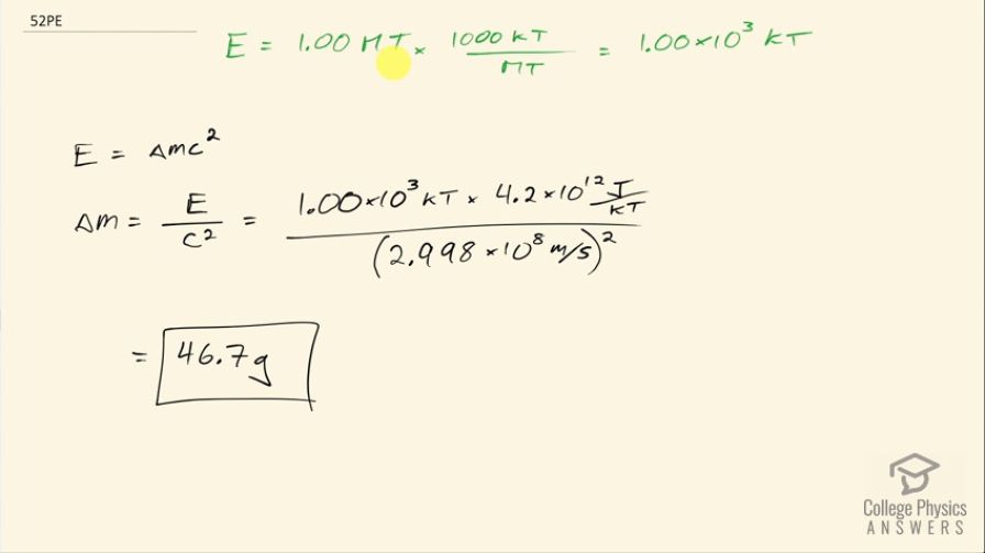 OpenStax College Physics, Chapter 32, Problem 52 (PE) video thumbnail