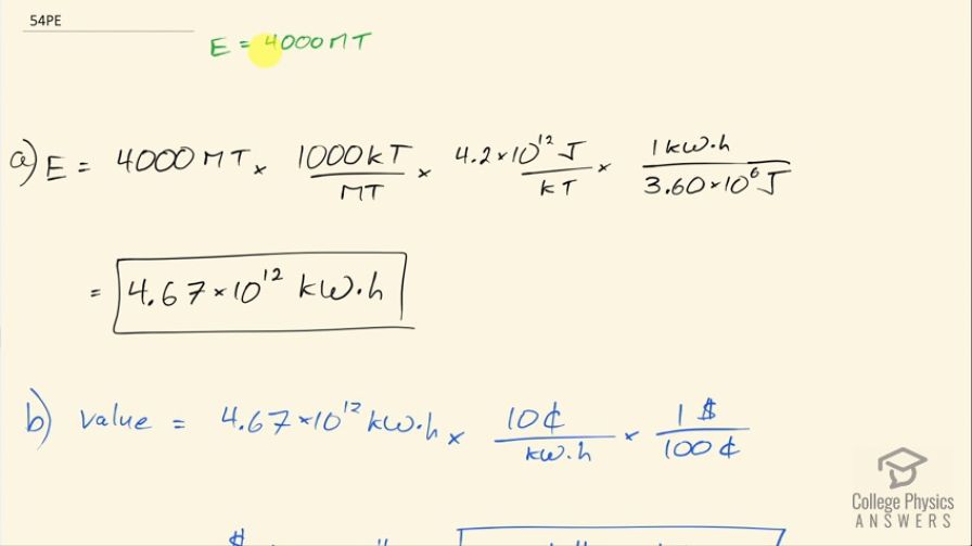 OpenStax College Physics, Chapter 32, Problem 54 (PE) video thumbnail