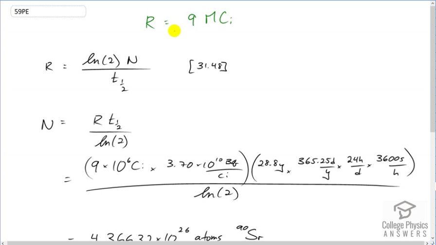 OpenStax College Physics, Chapter 32, Problem 59 (PE) video thumbnail