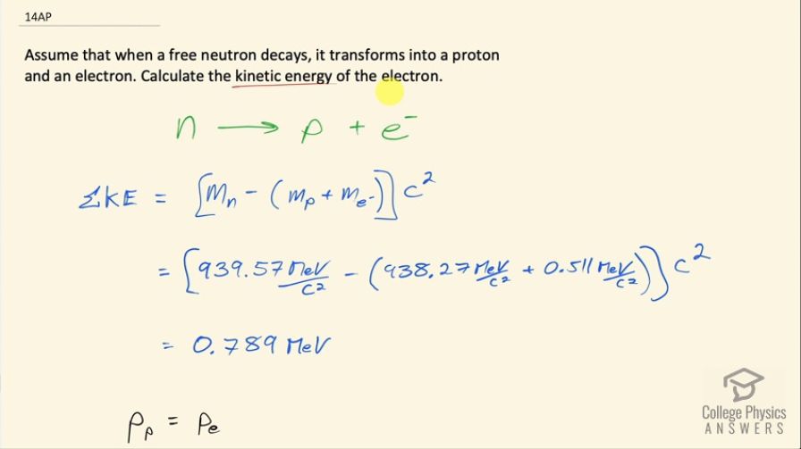 OpenStax College Physics, Chapter 33, Problem 14 (AP) video thumbnail