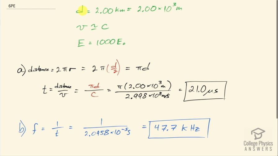OpenStax College Physics, Chapter 33, Problem 6 (PE) video thumbnail
