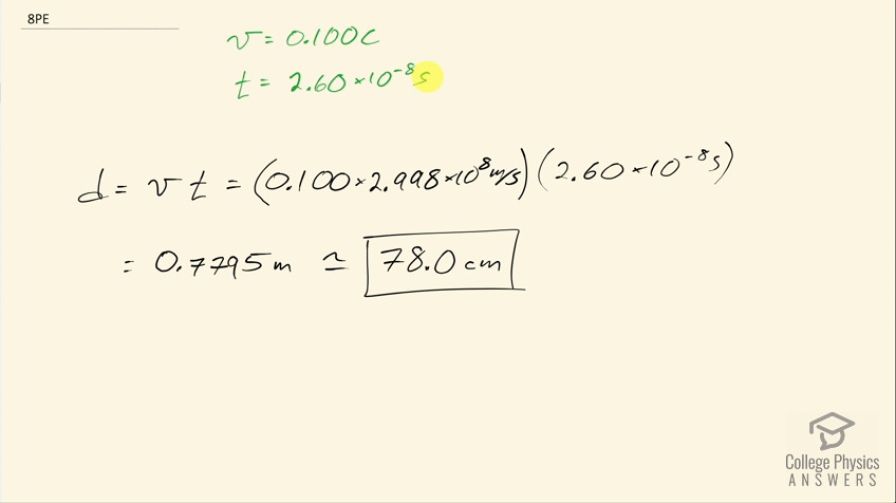 OpenStax College Physics, Chapter 33, Problem 8 (PE) video thumbnail