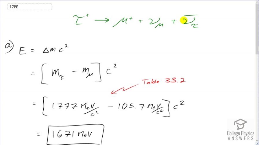 OpenStax College Physics, Chapter 33, Problem 17 (PE) video thumbnail